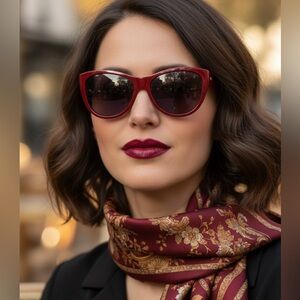 A.J. Morgan Bold Red Sunglasses
